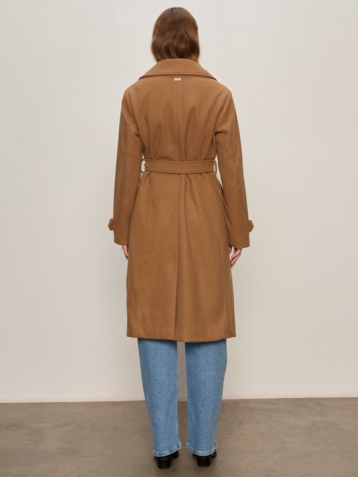 Aria Wrap Coat Camel