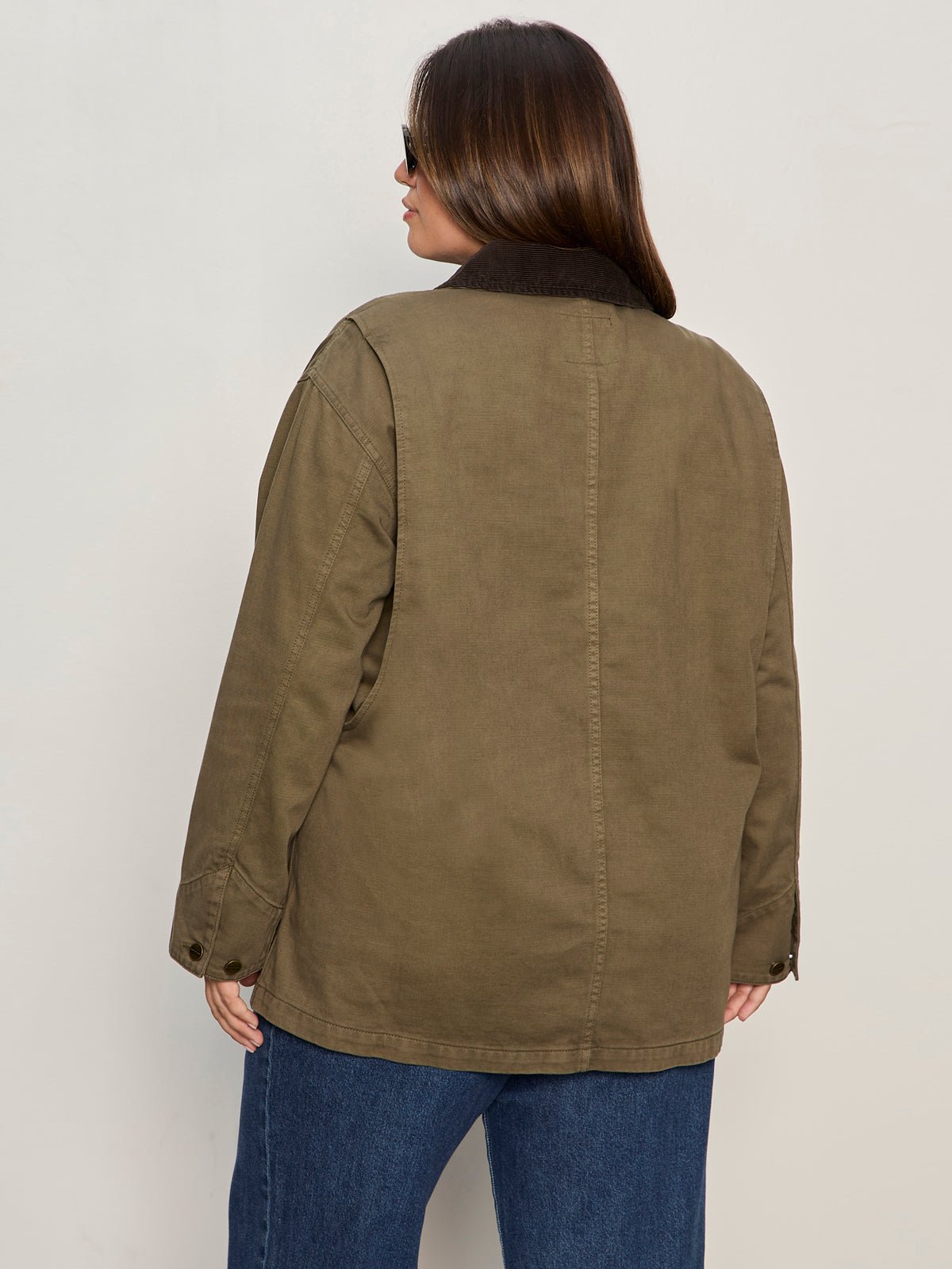 Barn Jacket Burnt Olive Extended Sizing