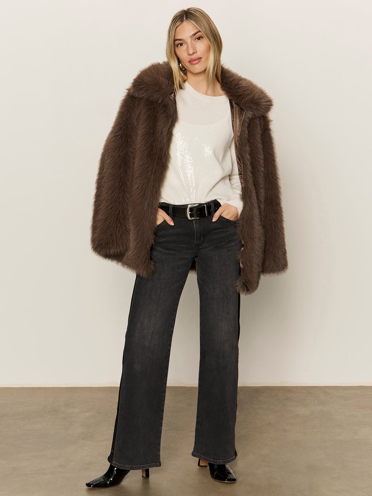 Carmen Fur Coat Morel