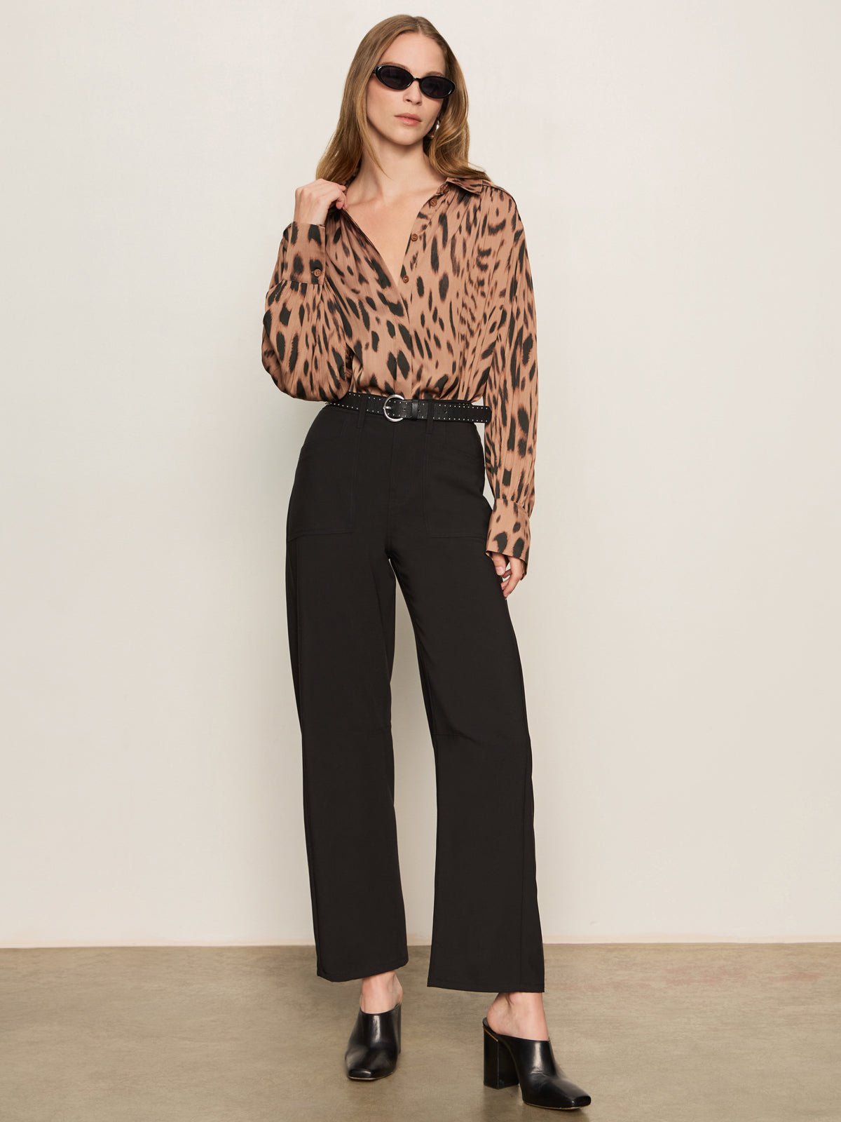 Charter Gab Barrel Pant Black