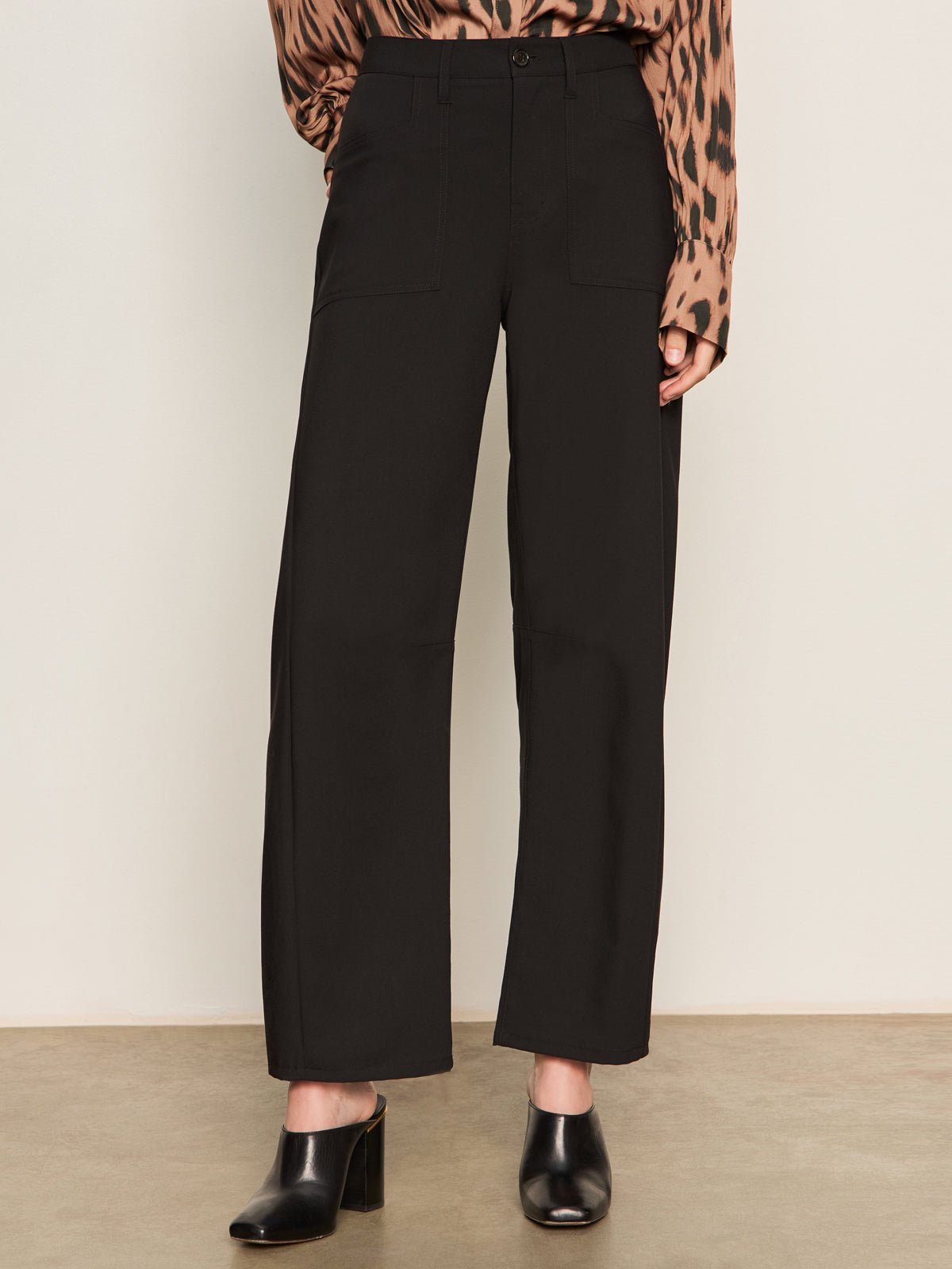 Charter Gab Barrel Pant Black