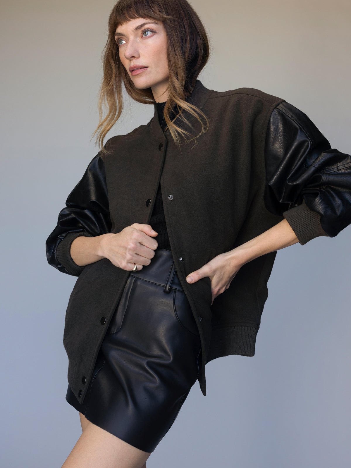 City Sweater Shell Black