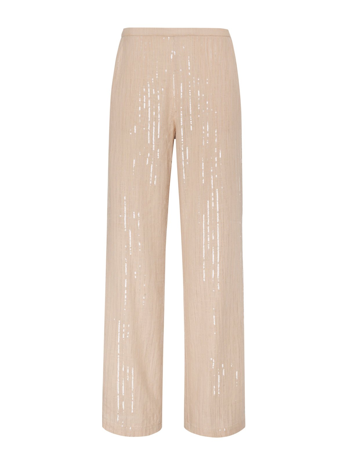 Coastal Semi-High Rise Pant Sand Sequin Stripe