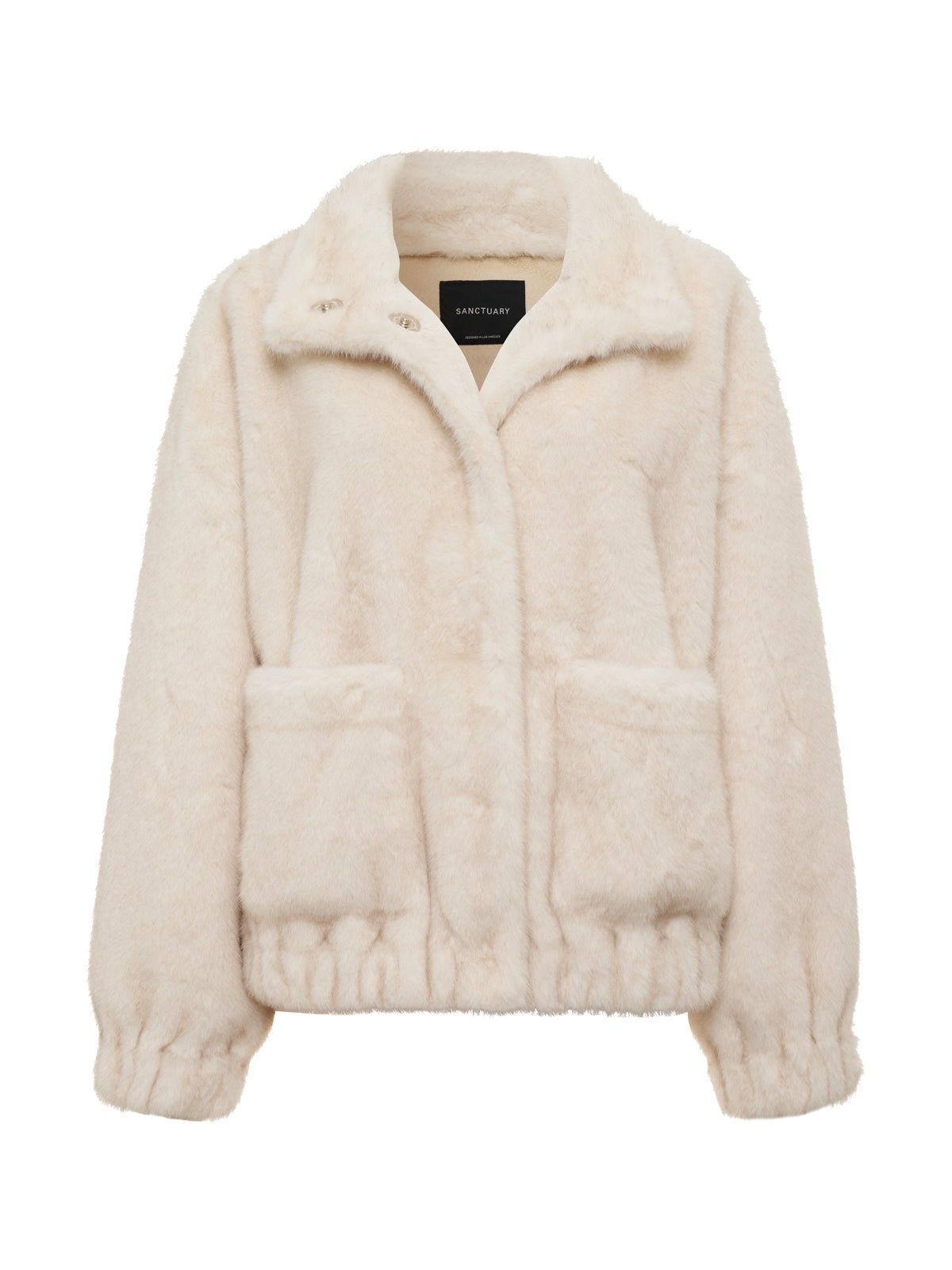 Coco Fur Jacket Almond Cream