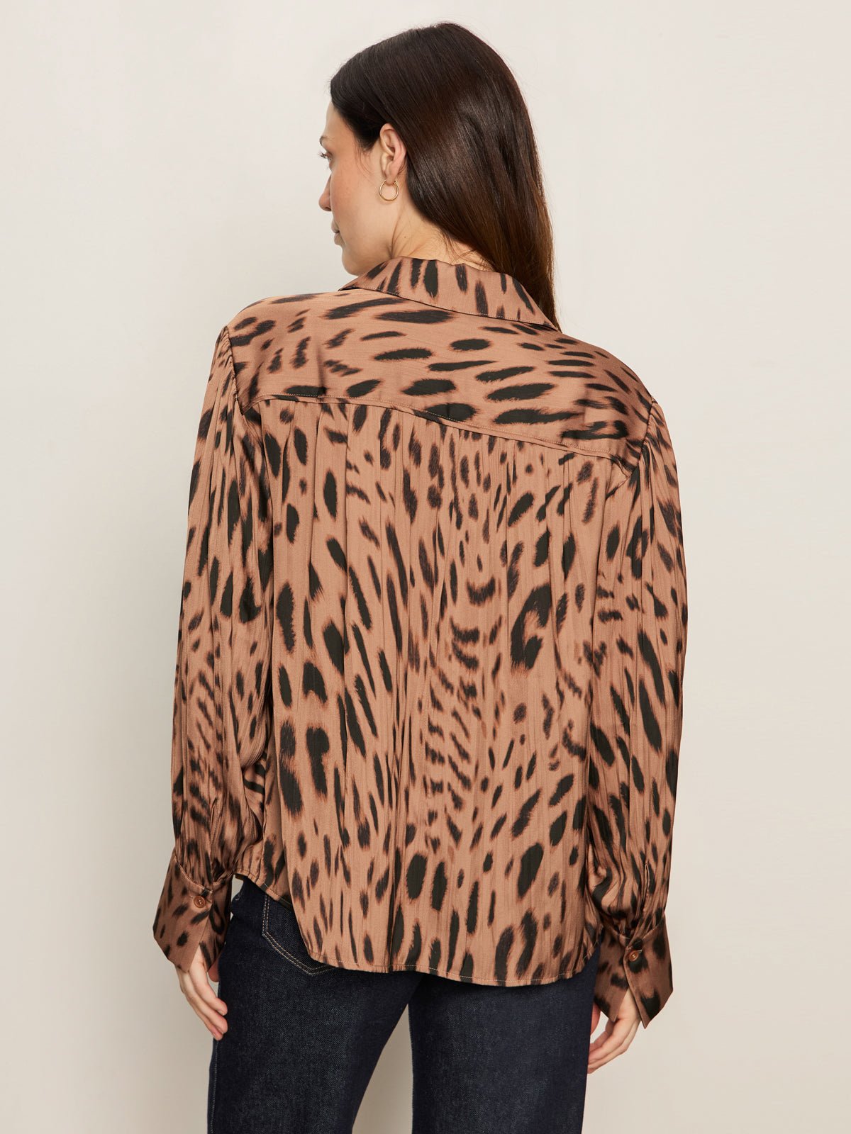 Colette Shirt Mocha Leo