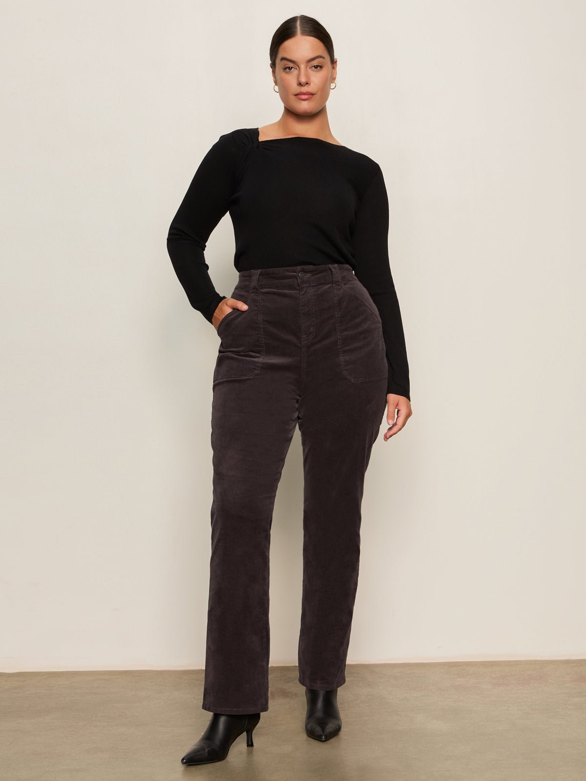 Corduroy Hayden Bootcut Pant Semi Sweet Extended Sizing