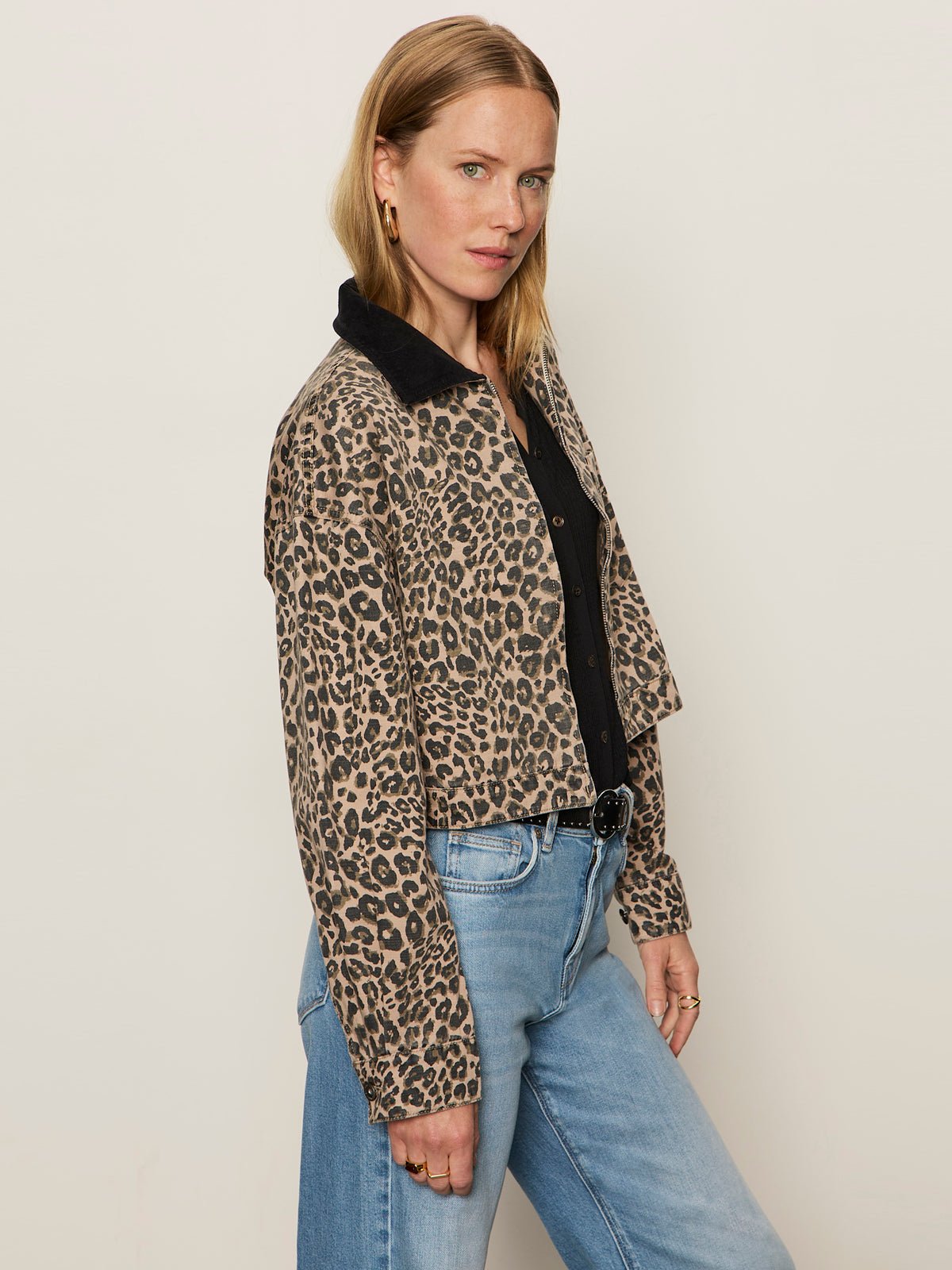 Cropped Barn Jacket French Kitty