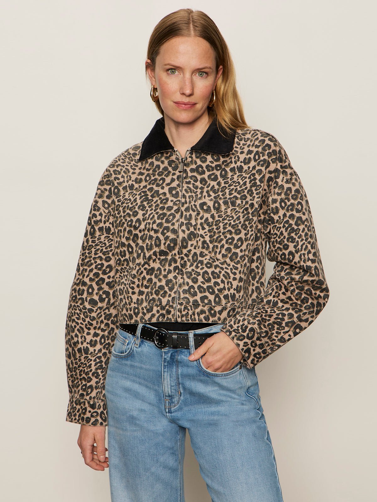 Cropped Barn Jacket French Kitty