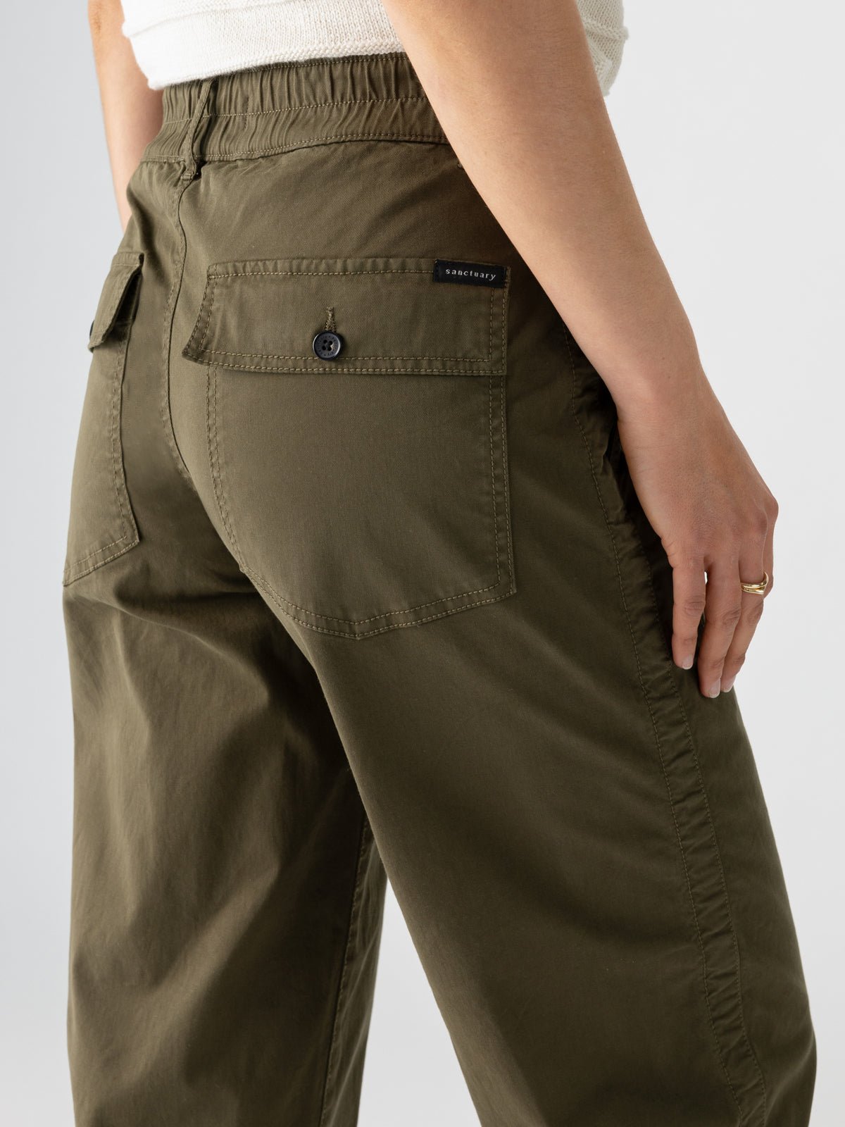 Cruiser Chino Semi-High Rise Pant Burnt Olive