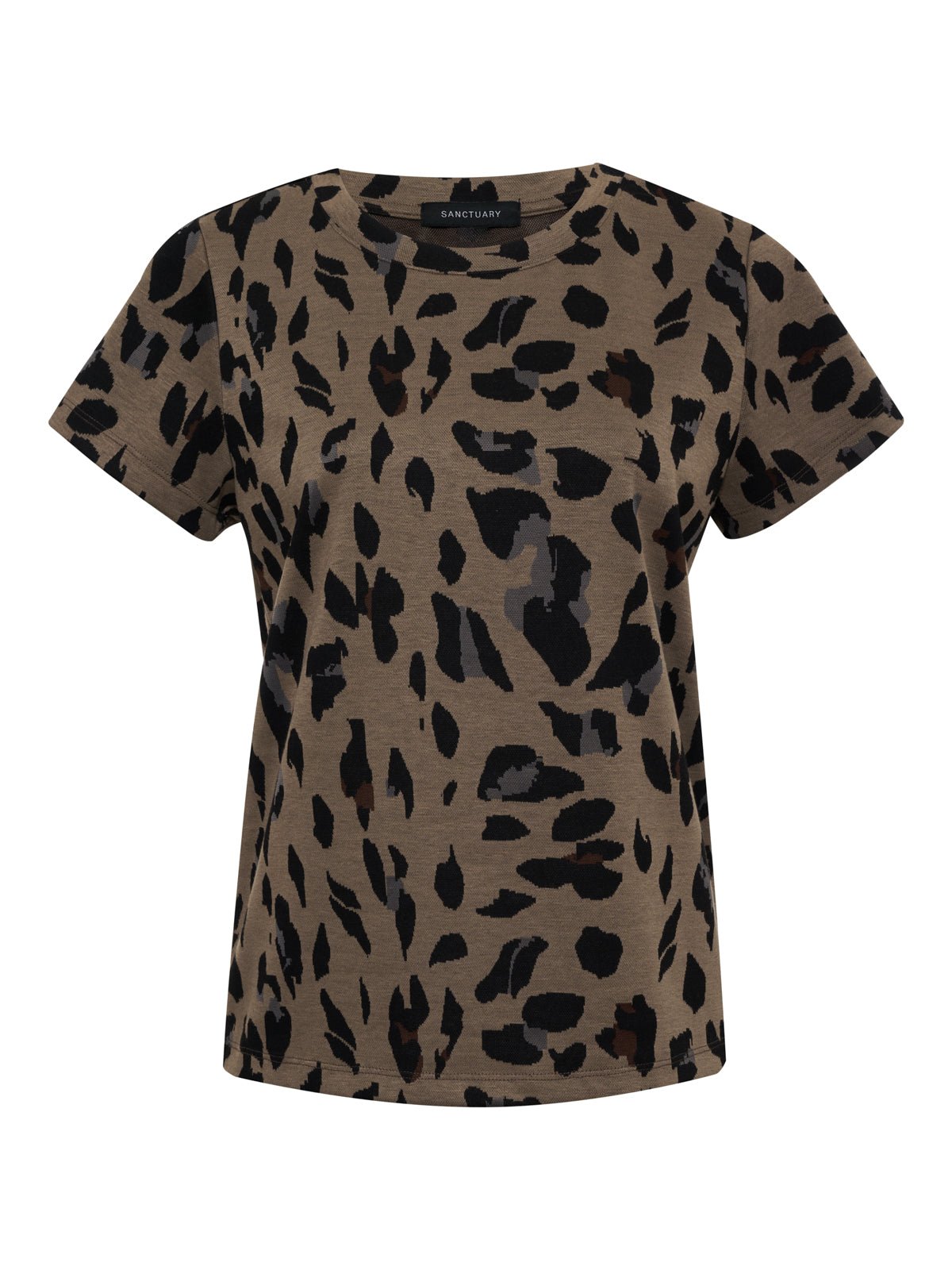 Double Knit Perfect Tee Winter Leopard