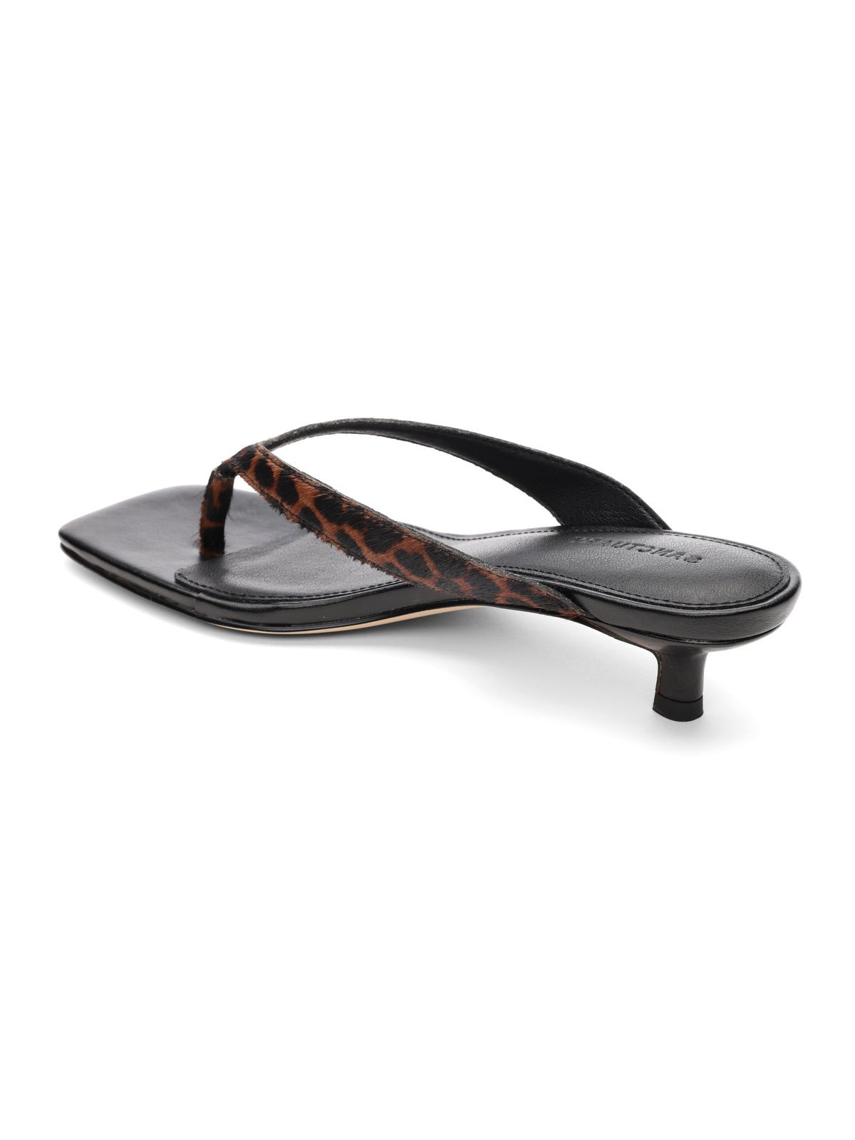 Ease Sandal Black Brown Leopard