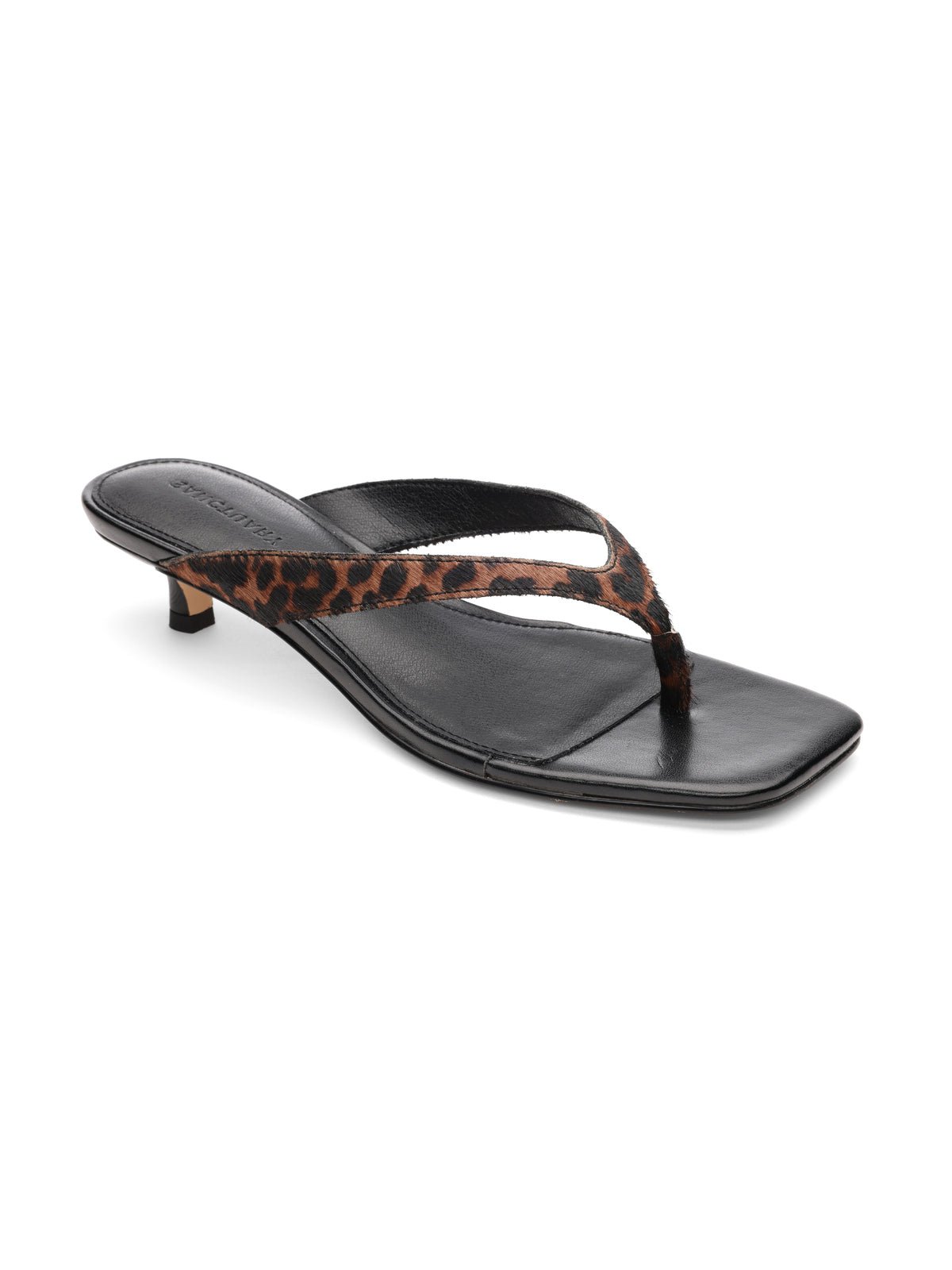 Ease Sandal Black Brown Leopard