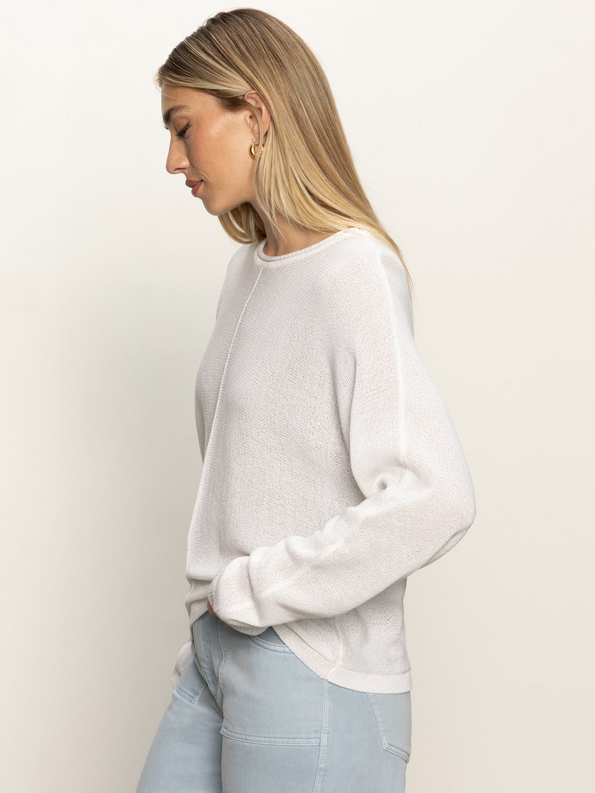 Easy Knitwear Top White