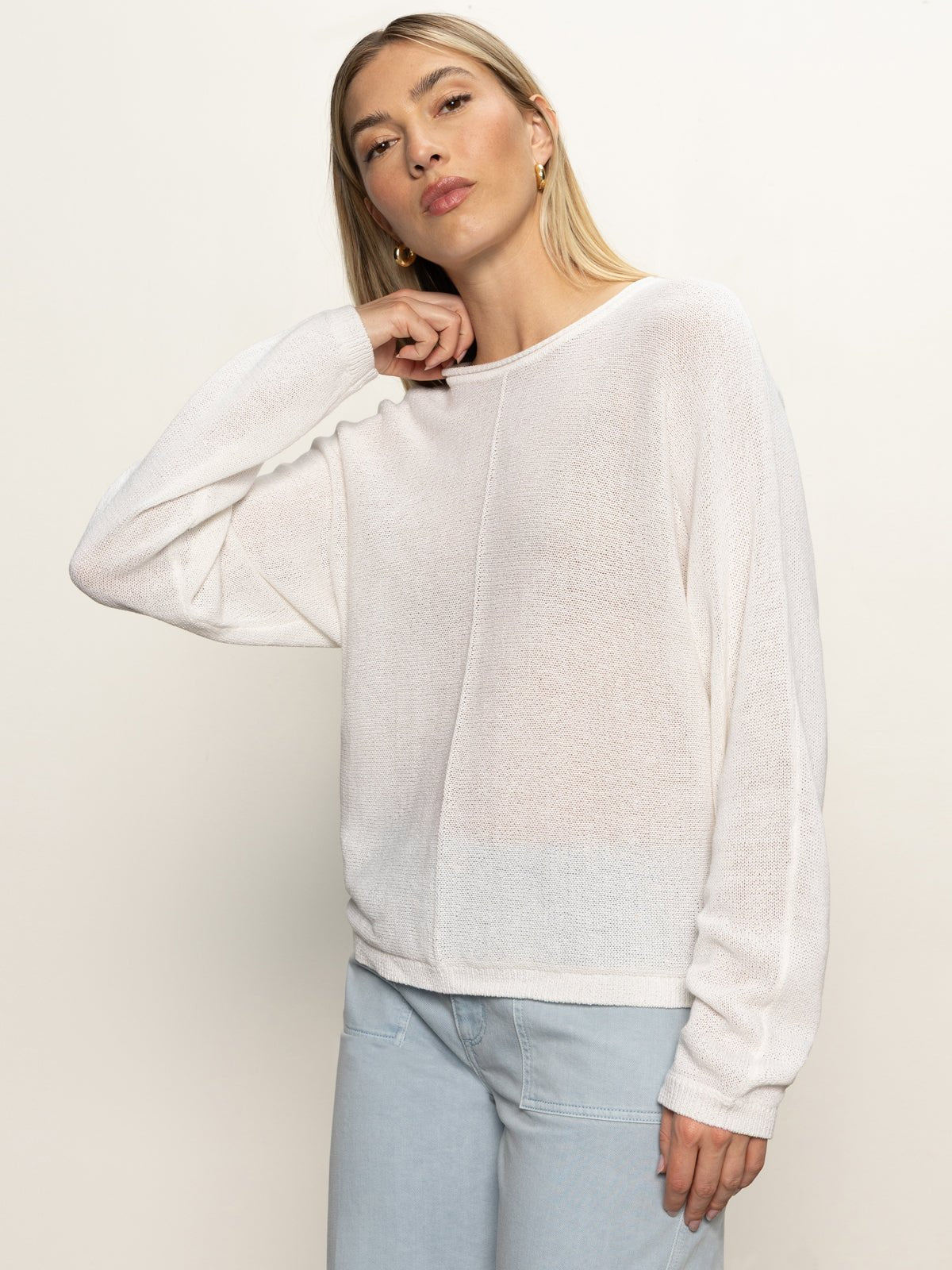 Easy Knitwear Top White
