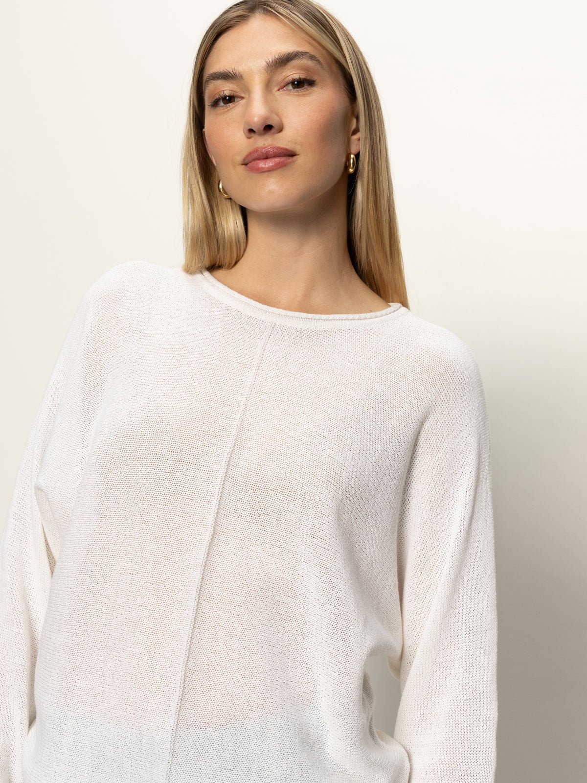 Easy Knitwear Top White