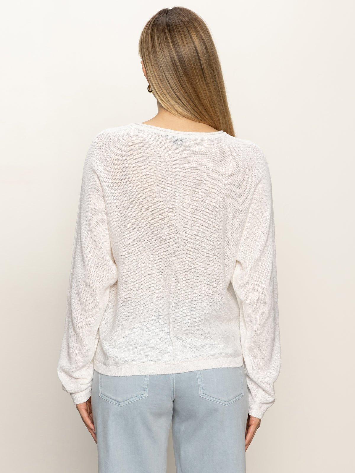 Easy Knitwear Top White