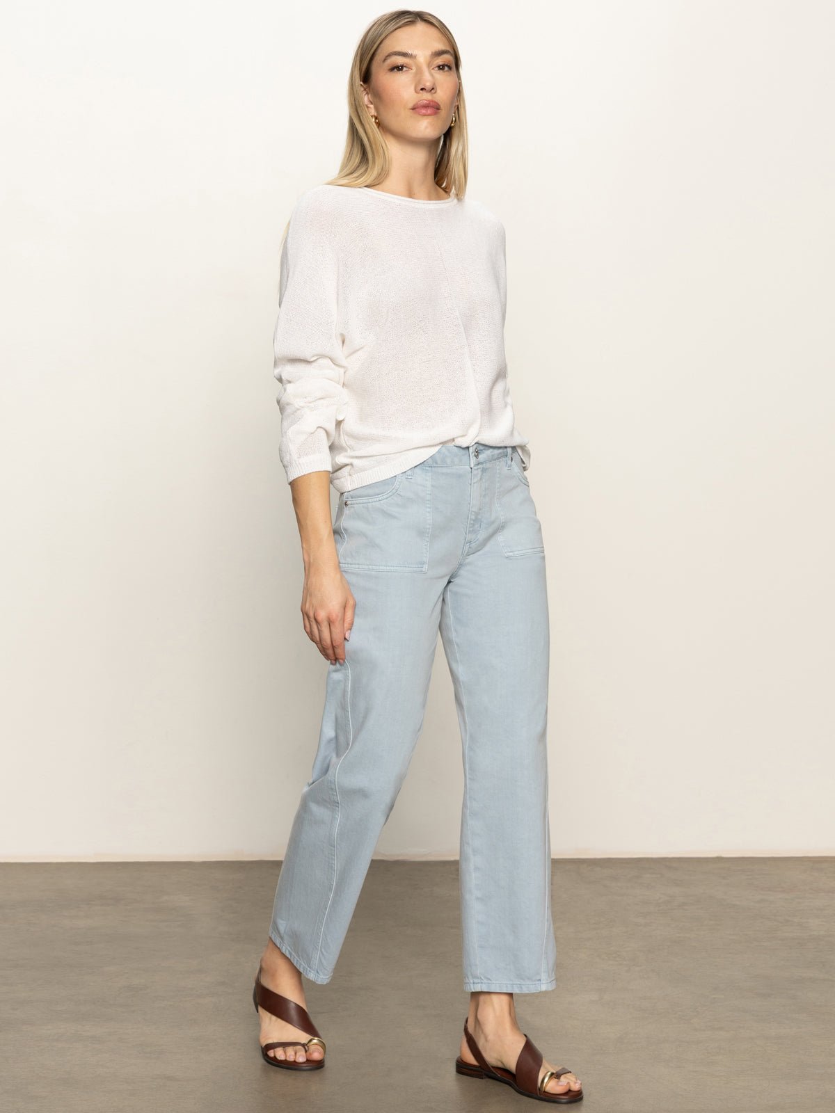 Easy Knitwear Top White