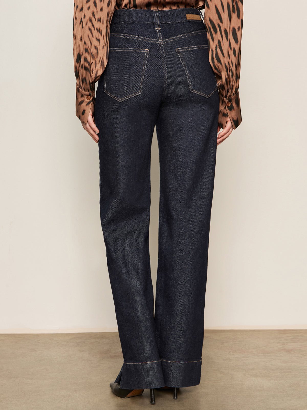 Ekara Slim Wide Jean Indigo Dark Rinse Wash
