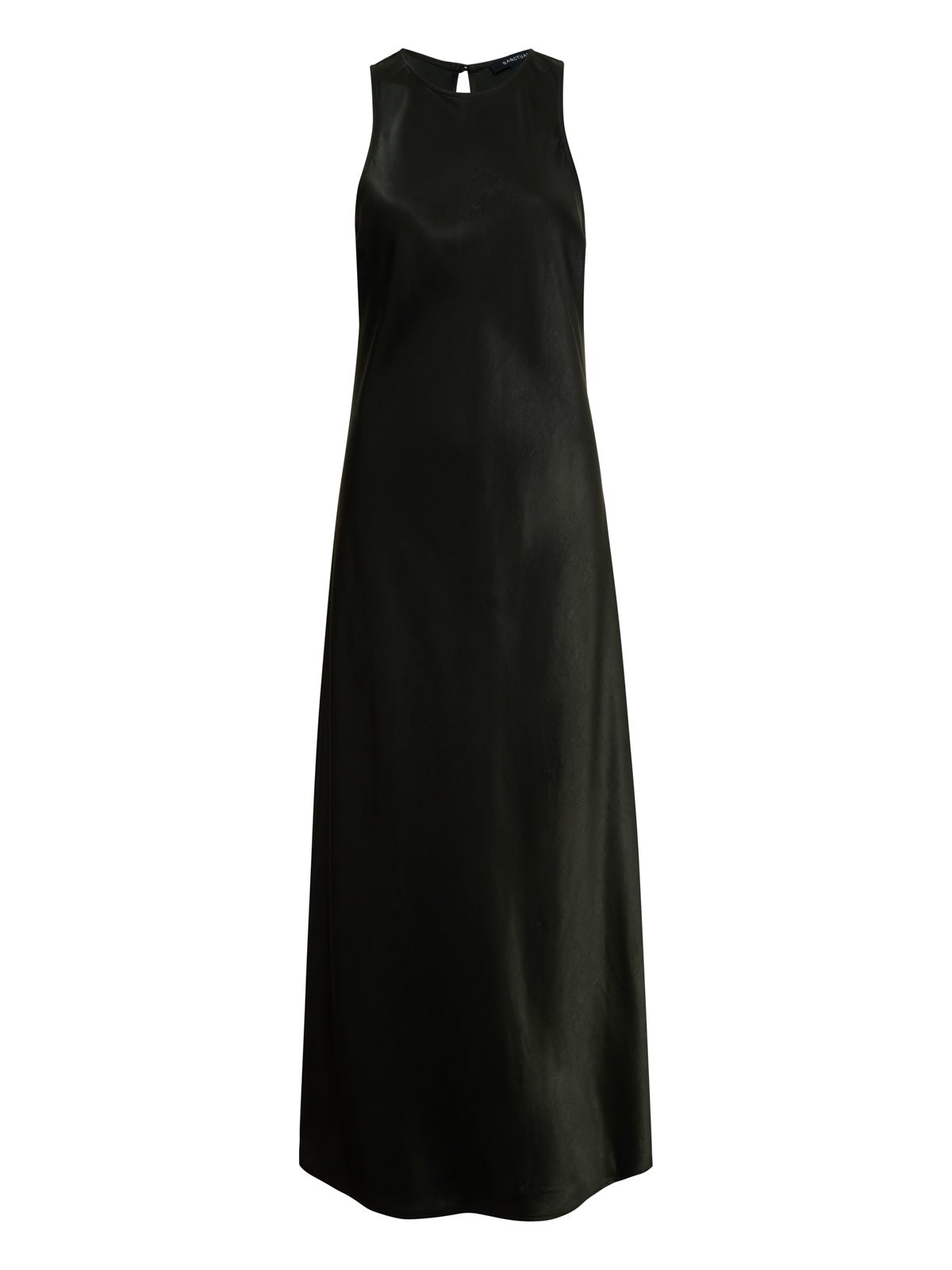 Everyday Satin Dress Black Olive