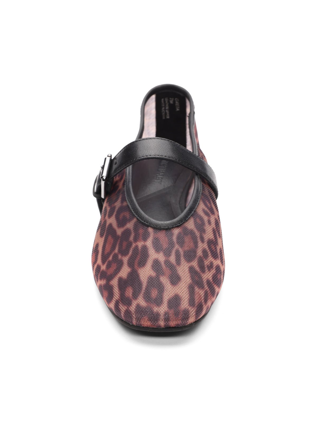 Gia Maryjane Ballet Flat Tan/Black