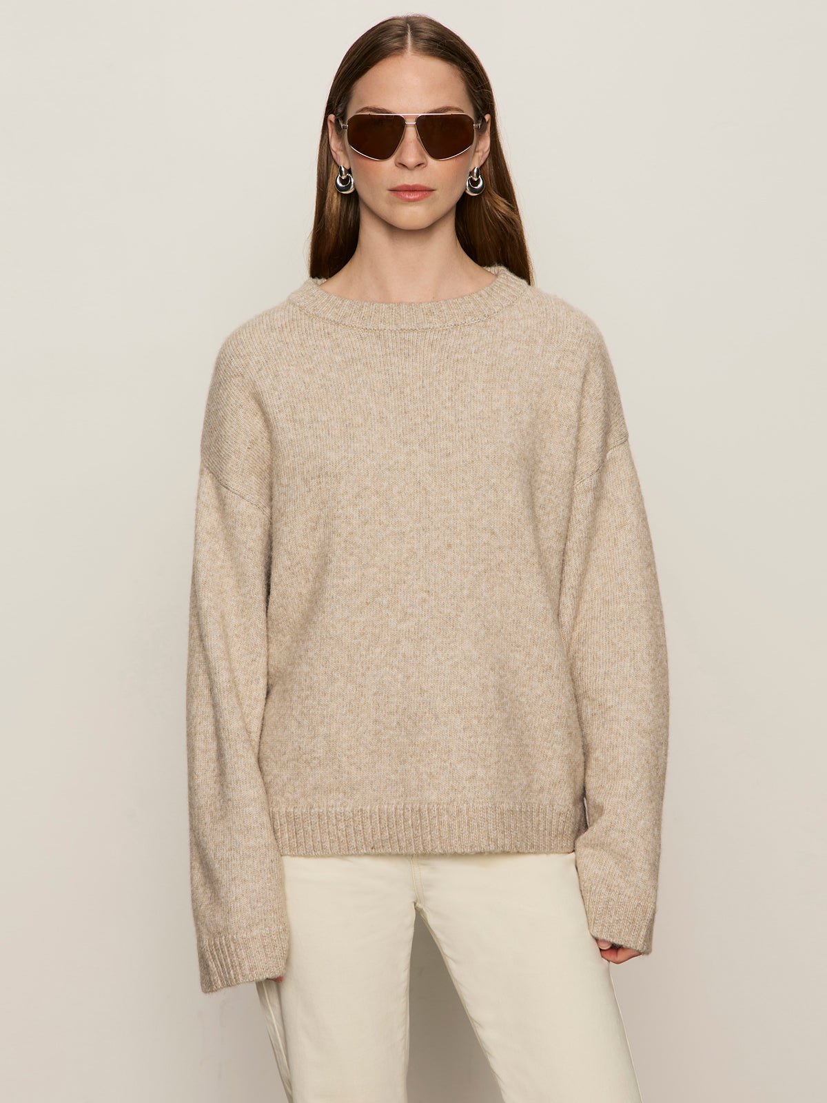 Go-To Sweater Heather Wheat