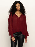 Harmony Blouse Crimson