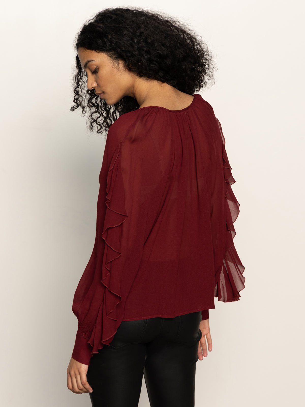 Harmony Blouse Crimson
