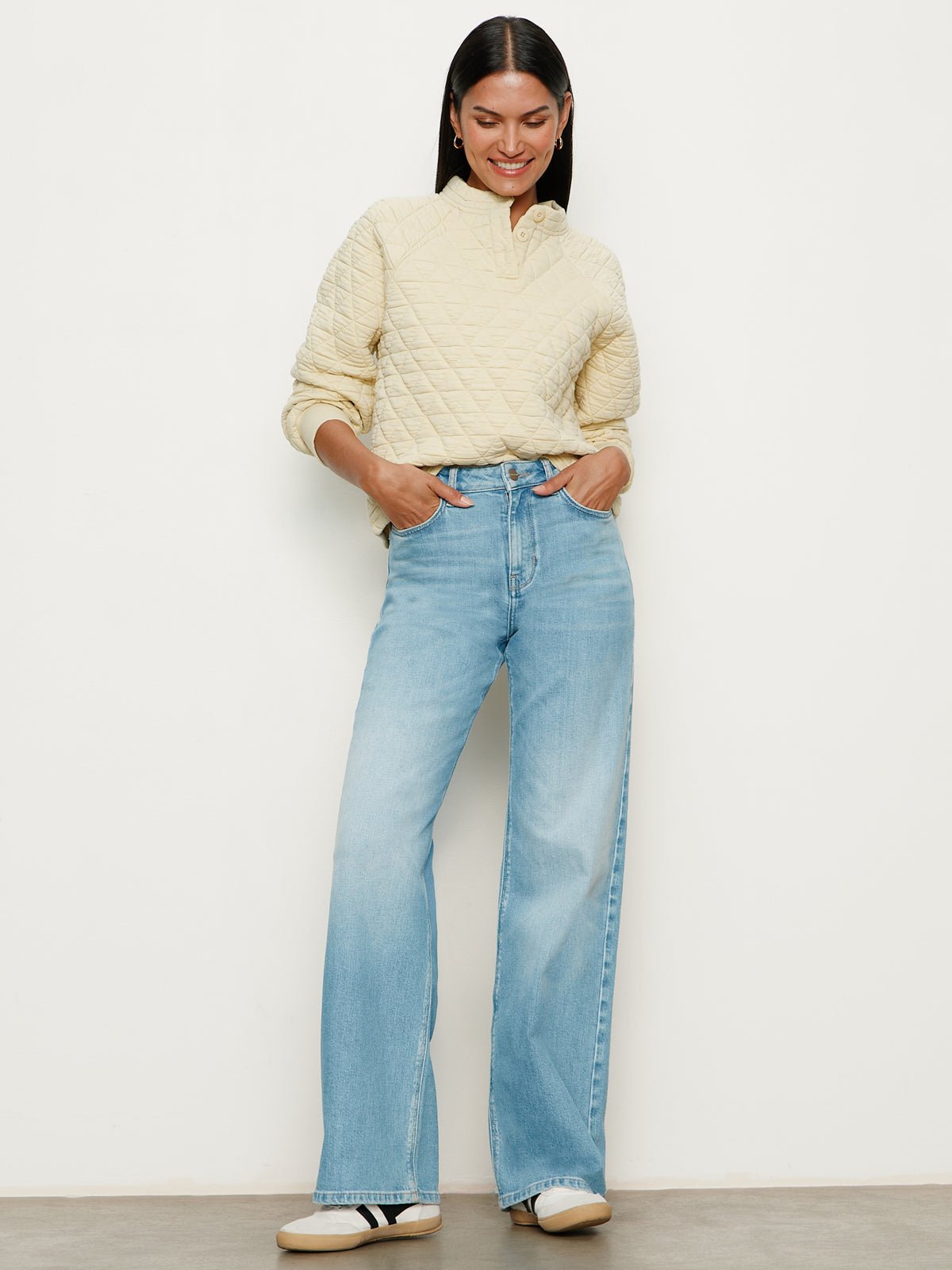 Quilted Button Popover Buttercream