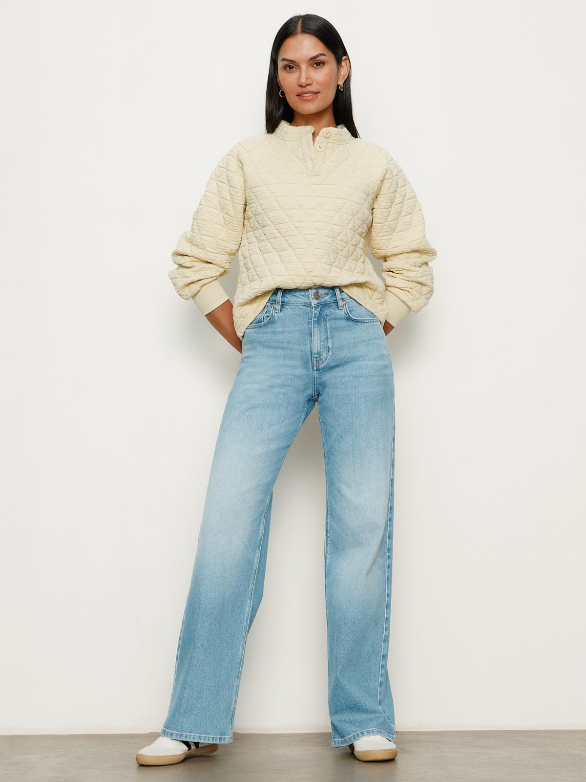 Quilted Button Popover Buttercream