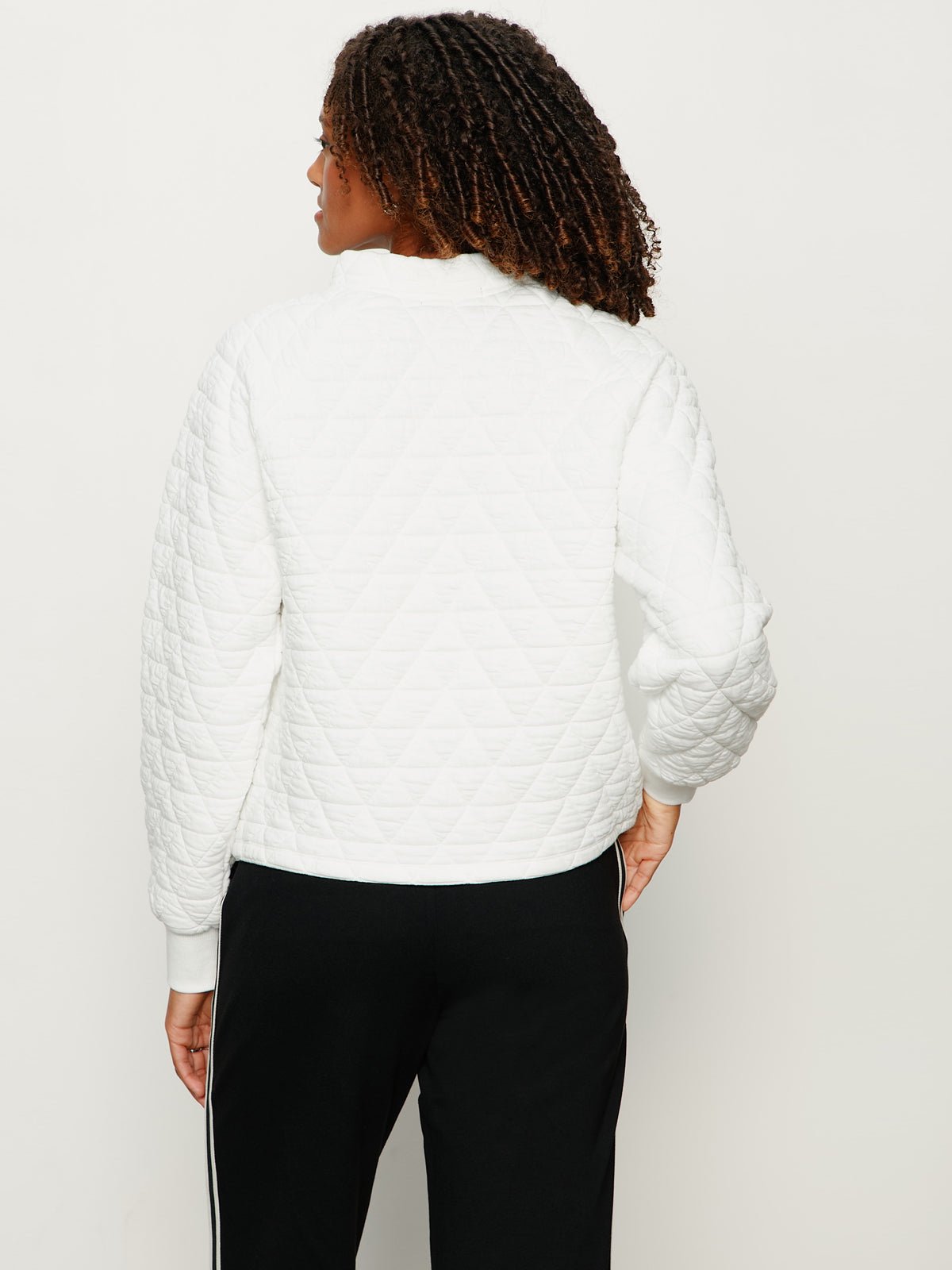 Quilted Button Popover Chalk