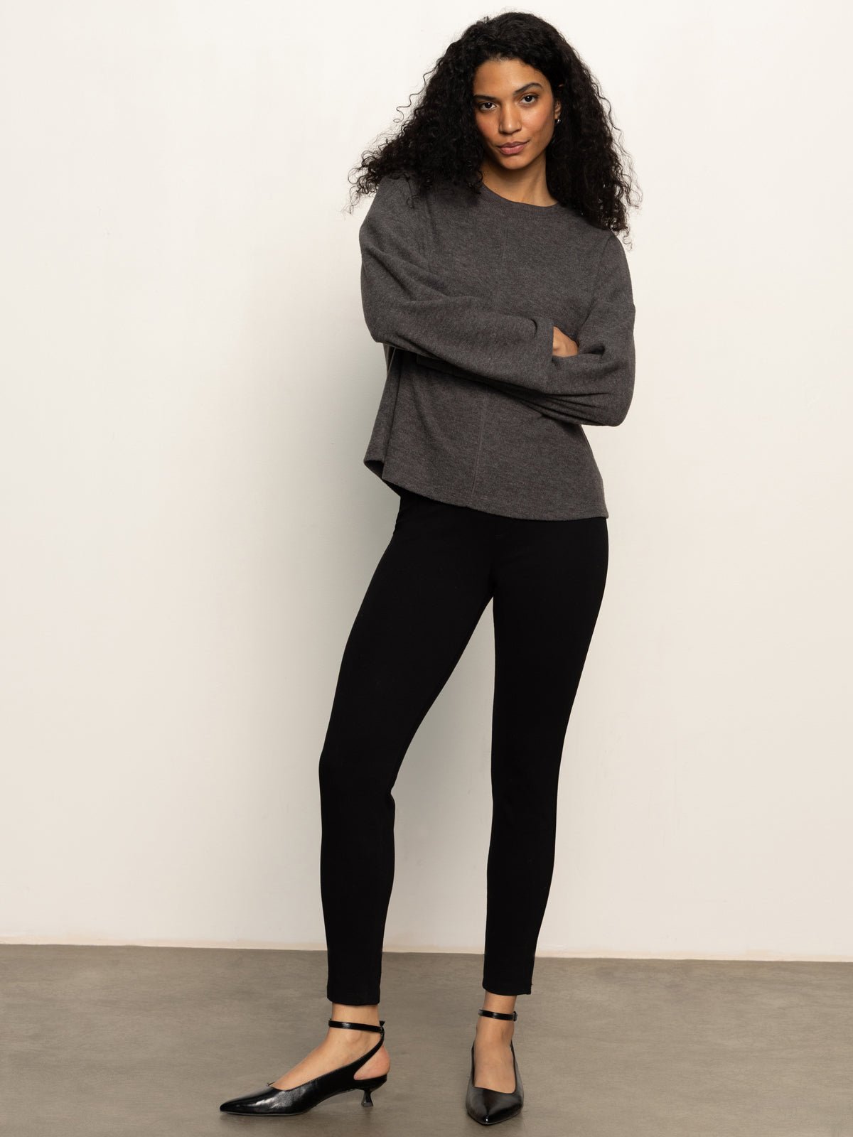 Runway Semi High Rise Legging Black