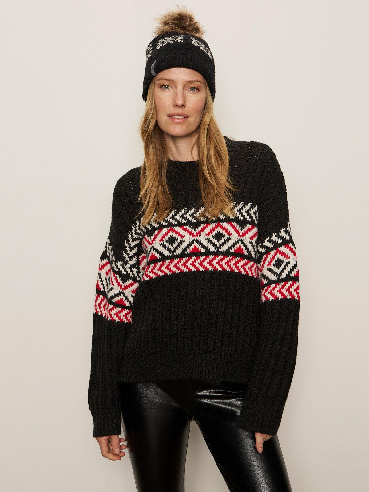 Send It Sweater Black Multi