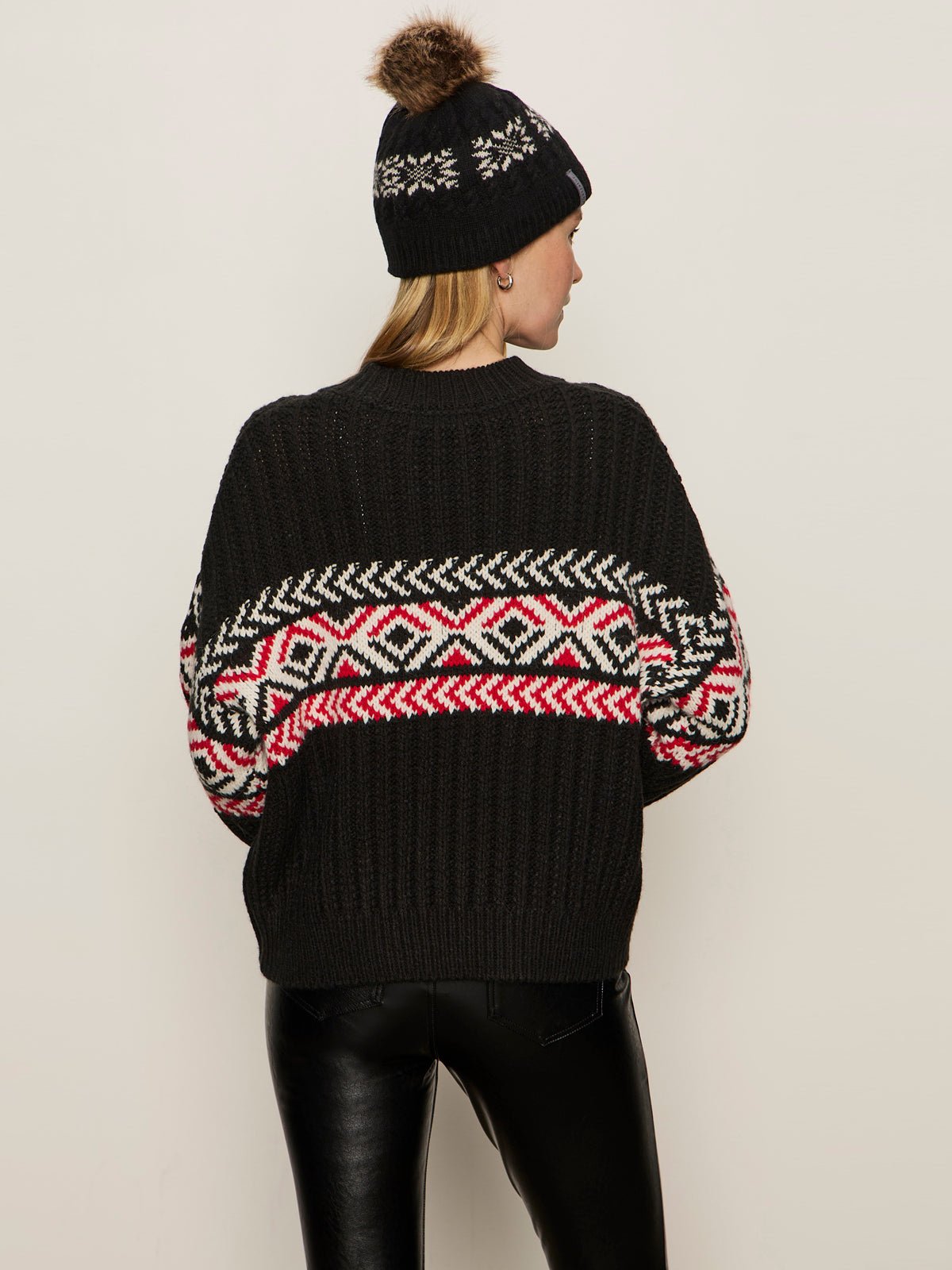 Send It Sweater Black Multi
