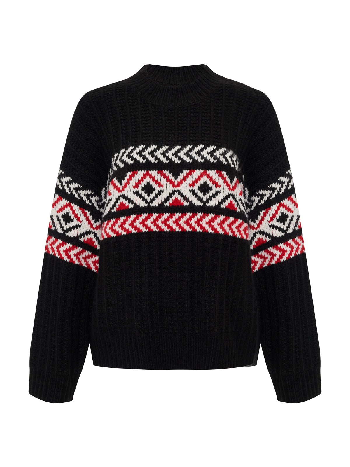 Send It Sweater Black Multi