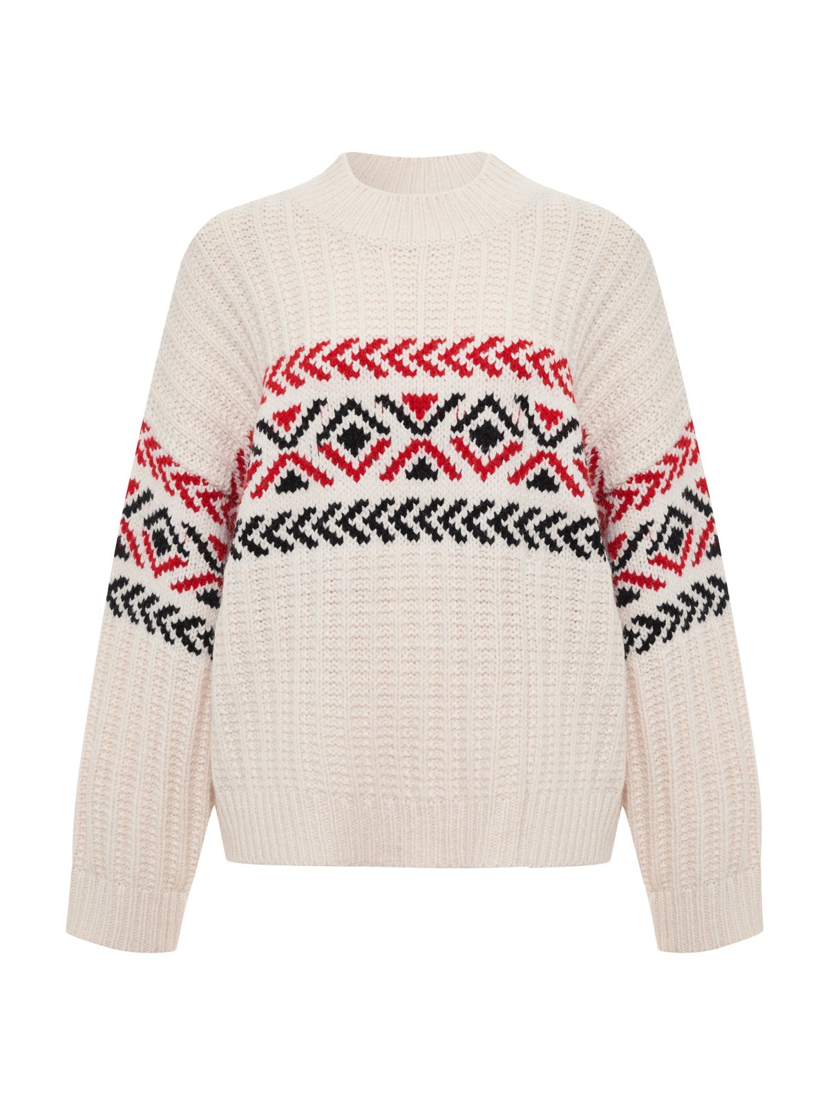 Send It Sweater Chalk Multi