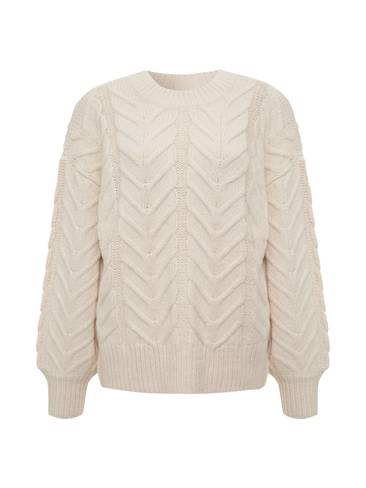 Snow Bunny Statement Sweater Chalk