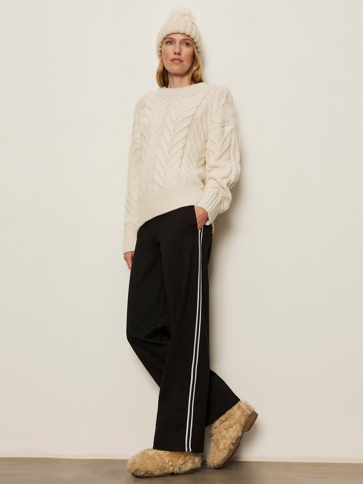 Snow Bunny Statement Sweater Chalk