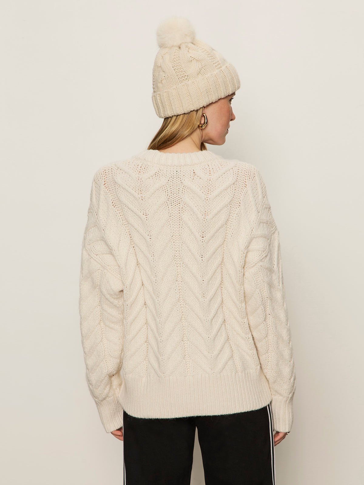 Snow Bunny Statement Sweater Chalk