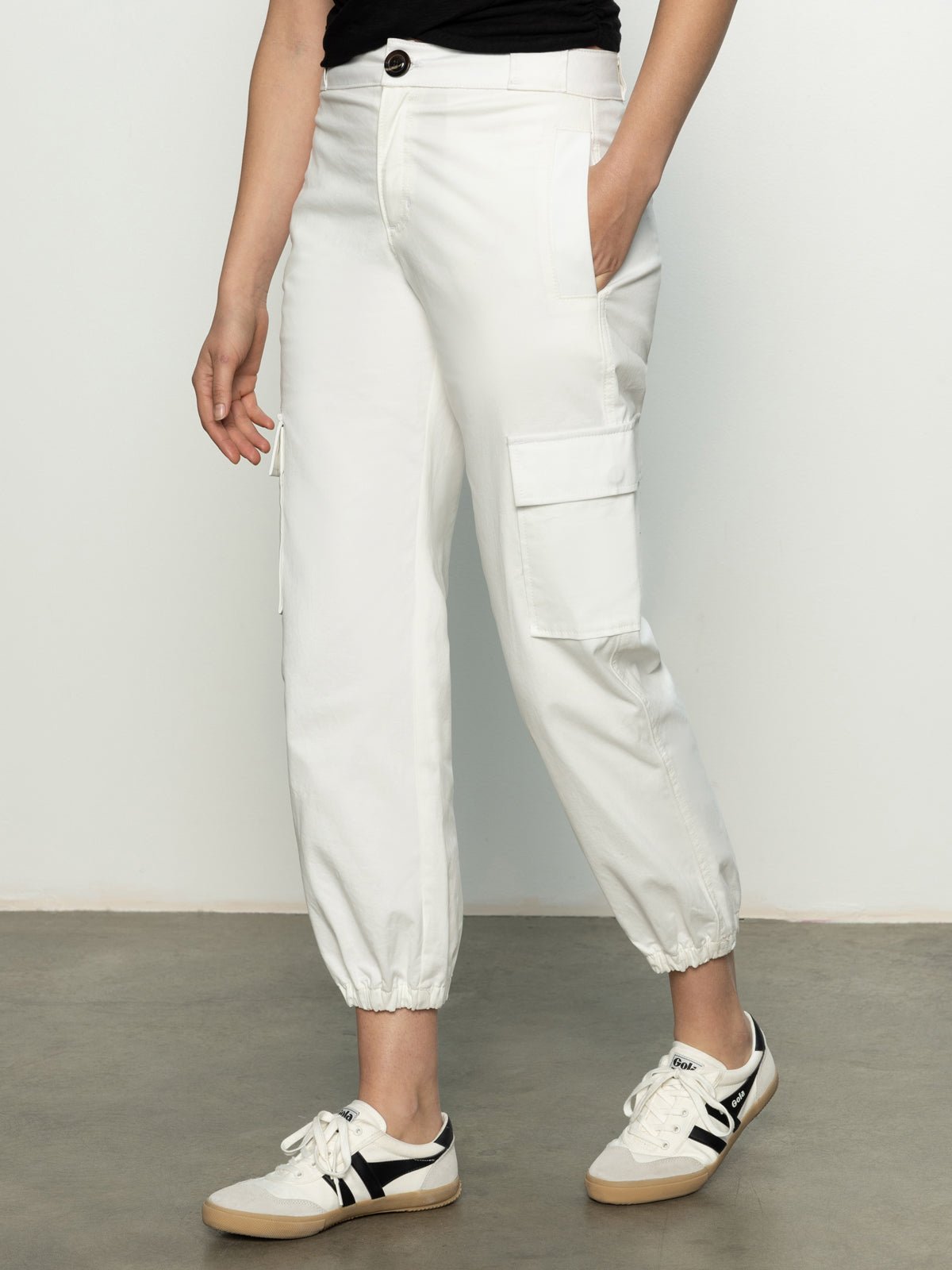 Take Over Jogger Mid-Rise Pant Bleached White