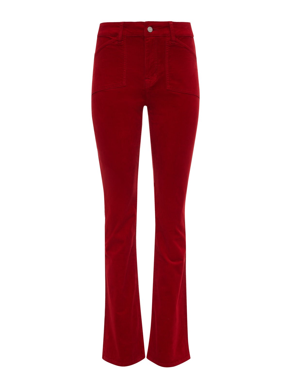 Velveteen Brook Bootcut Pant Cherry Lacquer Petite Sizing