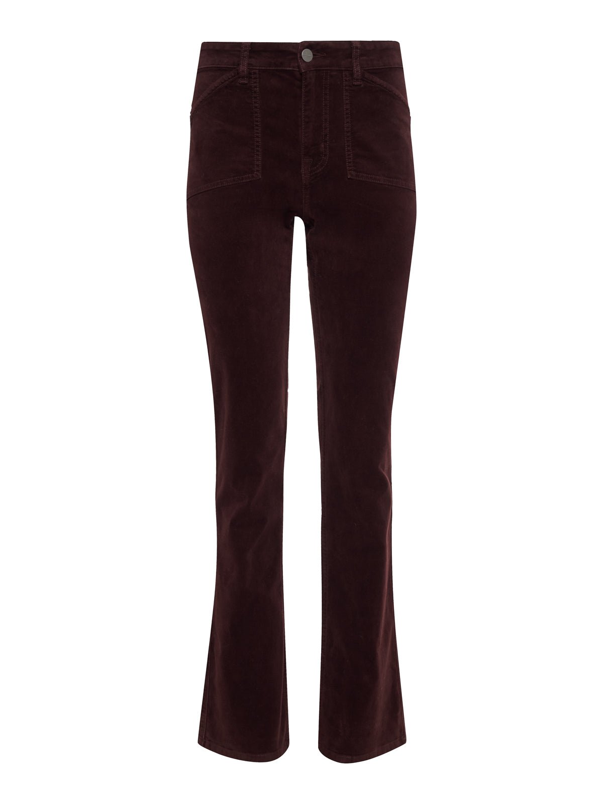 Velveteen Brook Bootcut Pant Dark Crimson Petite Sizing