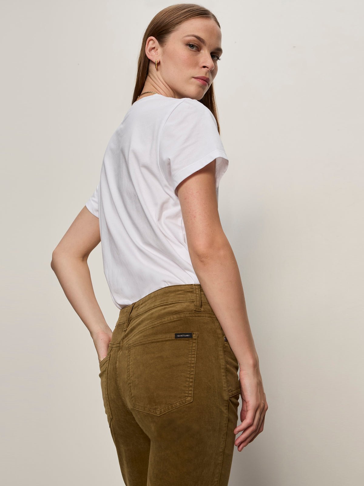 Velveteen Brook Bootcut Pant Dirty Martini