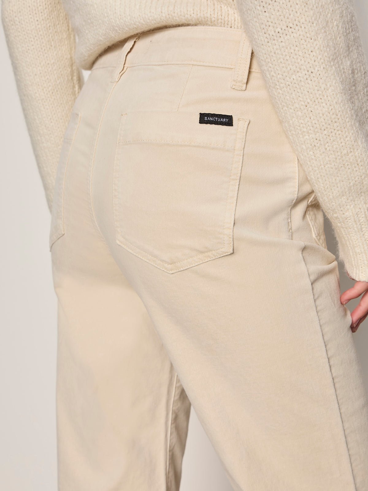 Velveteen Marine Pant Vanilla Creme